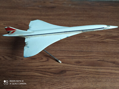 Rare old British Airways CONCORDE scale model Aircraft of 70's. | eBay