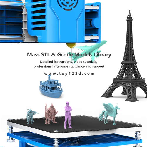 EasyThreed K9 Mini drukarka 3D FDM dla dzieci początkujących edukacja domowa D0W0 - Zdjęcie 6 z 12