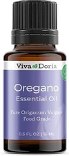 Viva Doria 100% Pure Oregano Essential Oil, Undiluted, Food Grade, 0.5 Fl Oz