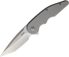 New VDK Knives Wasp Framelock Gray VDK012 SW POLISHED BLADE