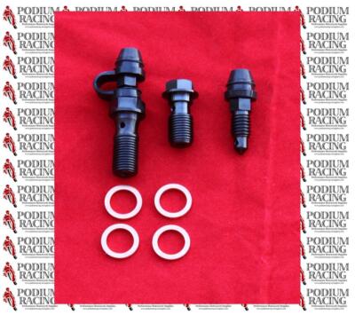 Boulons Titane Noir Pour Freins Shimano – Lot De 2, M6 X 37.9 Mm Avec Rondelle, Légers Et Résistants