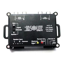 Absolute ALOC+D Line Driver/Line Output Hi to Low RCA Converter With Built In