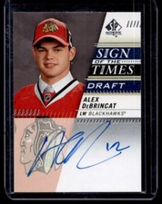 2019-20 SP Authentic Sign of the Times Draft Autograph Alex DeBrincat Auto