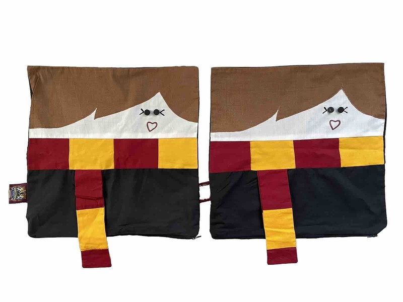 2 HARRY POTTER GRYFFINDOR THROW PILLOW CASES cover kid child baby Whimsic Alley