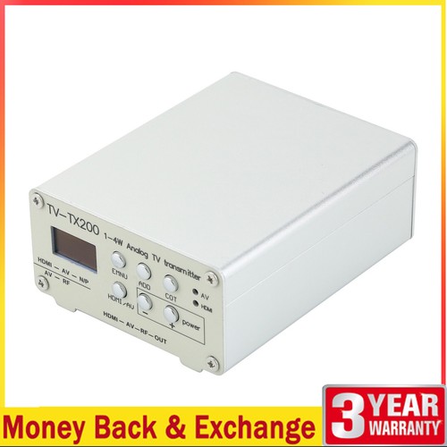 TV-TX200 VHF/UHF Analog TV Transmitter Analog Signal Transmitter with Antenna - 第 7/8 張圖片