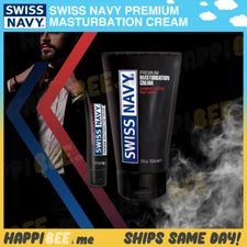 Swiss Navy Premium Masturbation Cream🍯Male Massage Oil Glide Lotion Lubricant