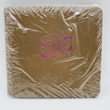 Creative Memories 7x7" Taupe Beige Twin Hearts Scrapbook Album Pages Love Friend