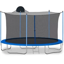 Trampoline for Kids, 12 Feet Outdoor Trampoline with Safety Enclosure