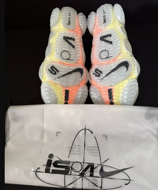 Nike Air ISPA Link Axis FlyKnit White Running Shoes Kicks Mens Carry On Bag image 4