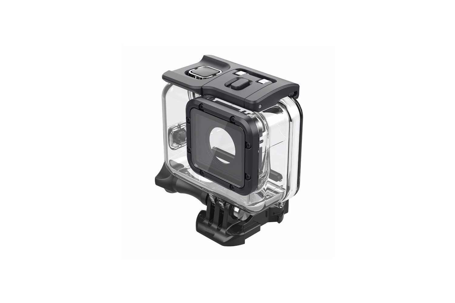 Boîtier étanche 50m Ibroz pour GoPro Hero 7, 6, 5 Black et Hero 2018 en polycarbonate transparent