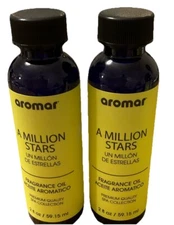 2 X AROMAR PREMIUM QUALITY Spa Collection FRAGRANCE OIL * A Million Stars *