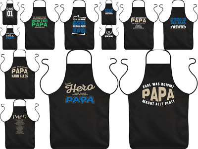 Vater Kochschürze - Geschenk Schürze Vater - Grillschürze Sprüche Eltern Papa