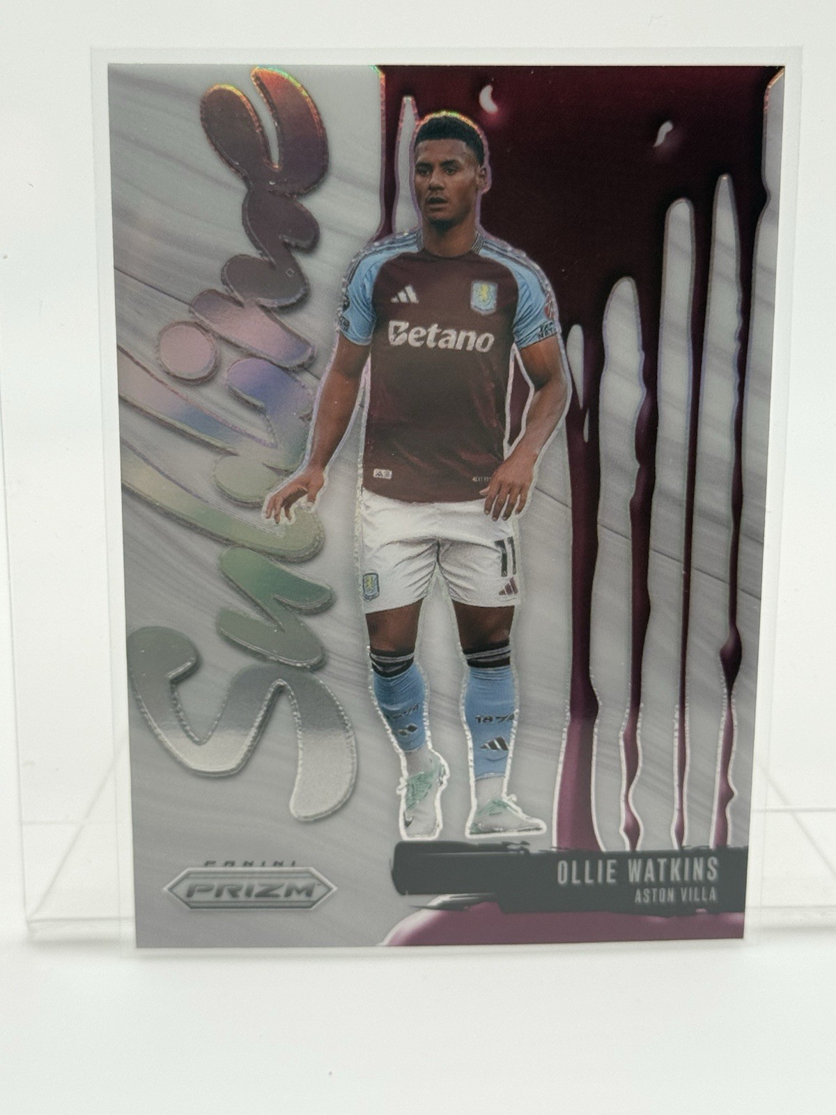 2024-25 Panini Prizm Premier League Ollie Watkins Sublime SP #3 Aston Villa