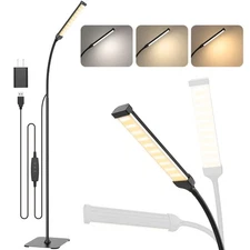 LED Floor Lamp, Reading Lamps Floor Standing [120 LEDs with 3 Color Mode 3000...