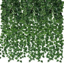Fake Vines For Room Decor 24 Pack 168Ft Artificial Ivy Greenery Garland For Wall
