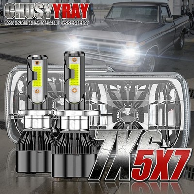 5''x7'' LED Headlight Hi/Low Beam H4 For Toyota Pickup 82-1995 Hardbody Truck