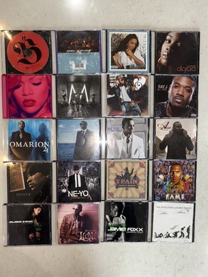 R&B CD Lot Collection of 20 Rihanna Lloyd Chris Brown Ray J T-Pain Usher Ashanti
