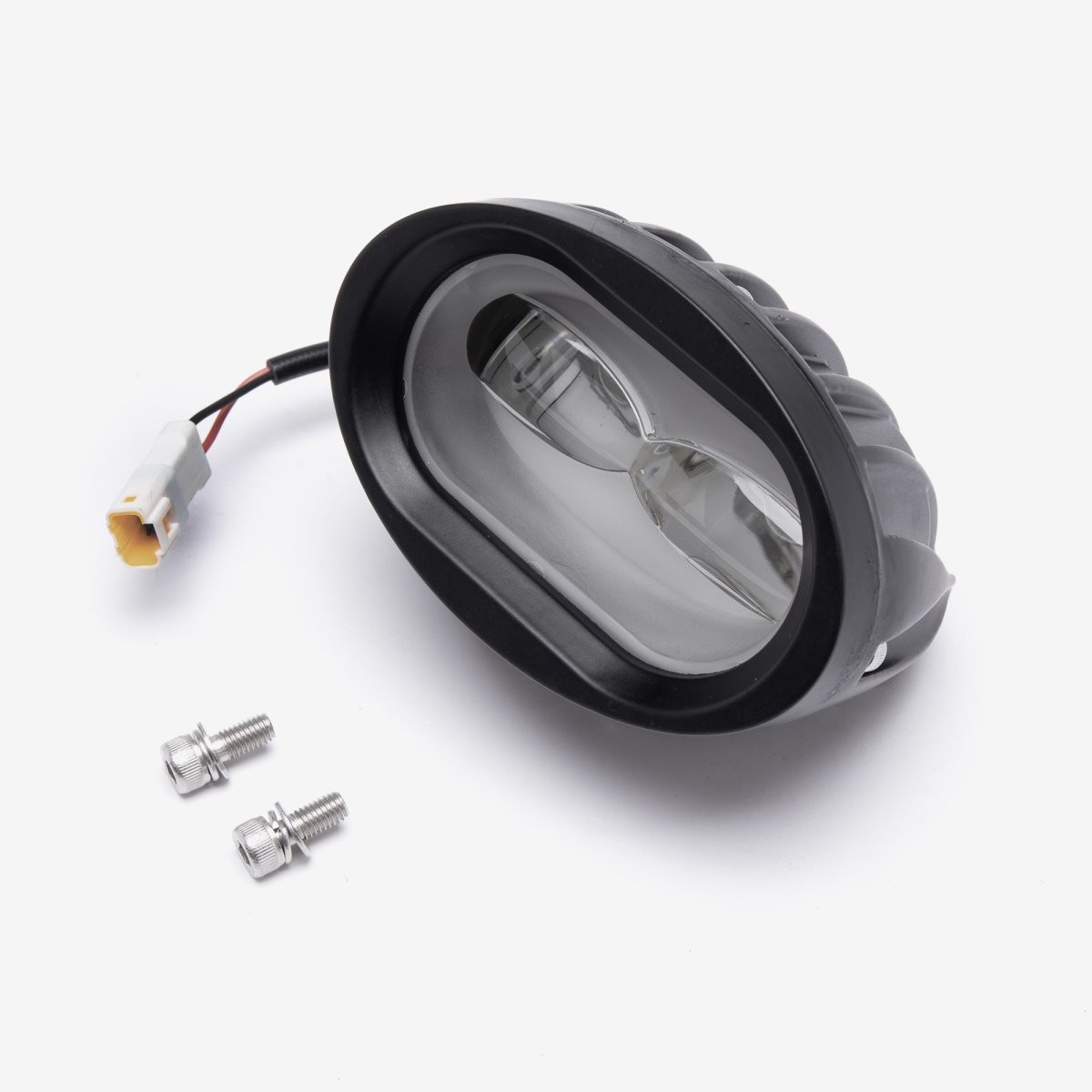 Headlight Halogen Black Street Motorcycle Warm White ECE Compliant Clear 12 V