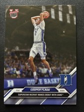 Cooper Flagg 2024-25 Bowman U Now Topps #1 Duke 1st Debut Card NBA Mavericks