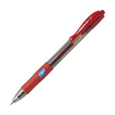 1 x Pilot G-2 0.5mm Red Snap-on Rechargeable Anti-burr Gel Pen 