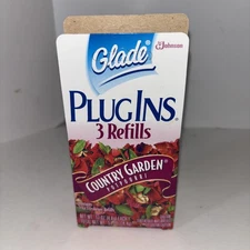 Vintage 1996 Glade Plug Ins Refills Country Garden Set Of 4 Refills Sealed New