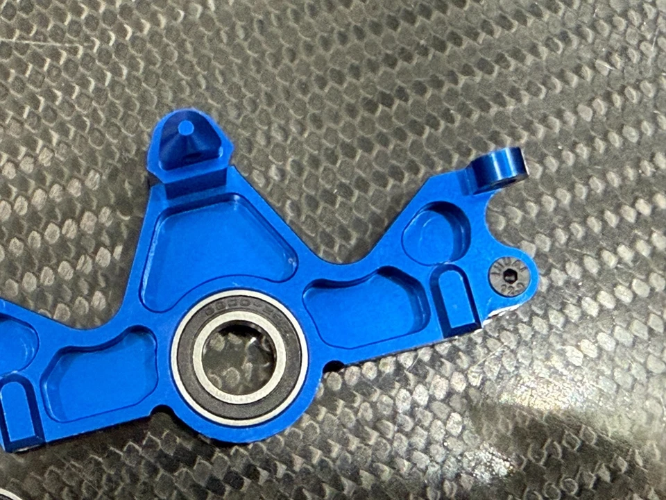 Montaje de motor de aluminio con rodamiento de alta resistencia para Traxxas Stampede 4X4 BL-2s azul Foto 2 de 3