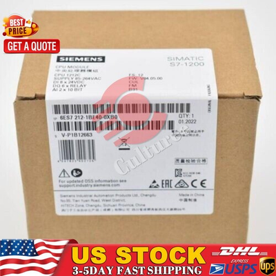 #ad New Siemens 6ES7212 1BE40 0XB0 6ES7 212 1BE40 0XB0 1 Year Warranty Fast Shipping $277.99