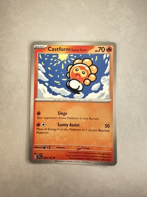 Castform Sunny Form 020/191 Sv08: Surging Sparks Regular