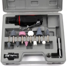 KOSHIHARA  Air Grinder Mini 16-pc Set KK684 Inlet size: 1/4"PT  Shank Size 6mm