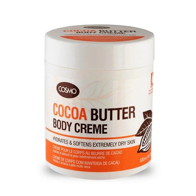 Cosmo Cocoa Butter Body Creme 500ml Hydrates & Softens Dry Skin USA FREE SHIP