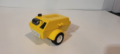 PLAYMOBIL Construction Set Pieces Mixer, Air Compressor, Signs Wheel Barrel Pipe - Picture 15 of 15