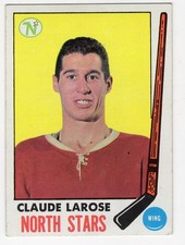 1969-70 Topps Claude Larose Card #126 Minnesota North Stars