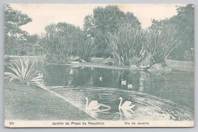 Rio de Janeiro Brasilien Jardim Praca da Republica Park 1911