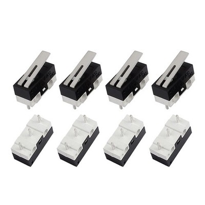 20PCS 125V 1A Lever Arm Micro Switch ,BLACK
