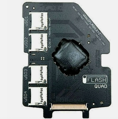 #ad iFlash Quad MicroSD Adapter iPod 5G 6G 7G Video Classic Up to 4x Micro SD Cards $42.96