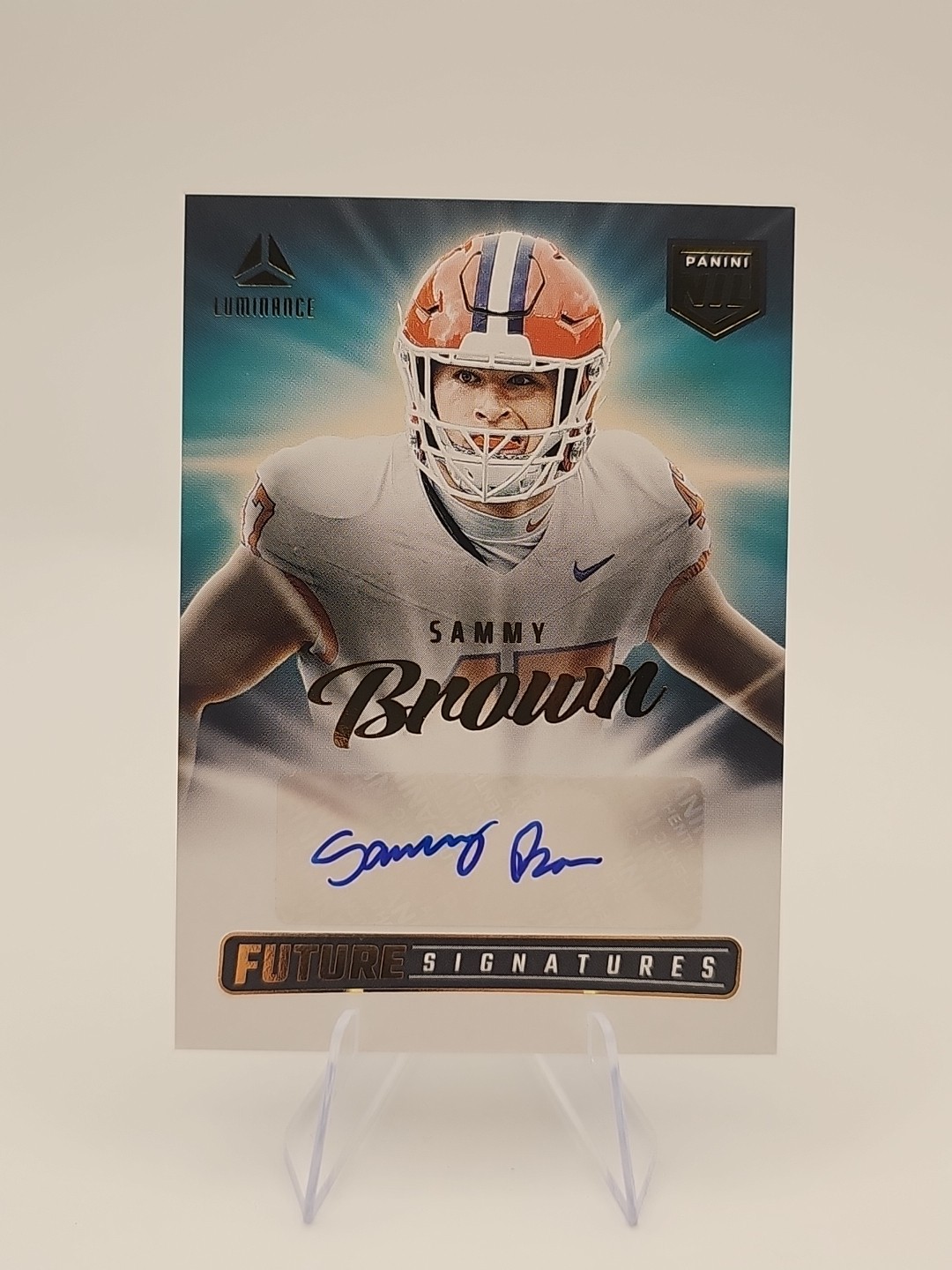 2025 Luminance Sammy Brown NIL auto Future Signatures - Clemson Tigers ACC RoY