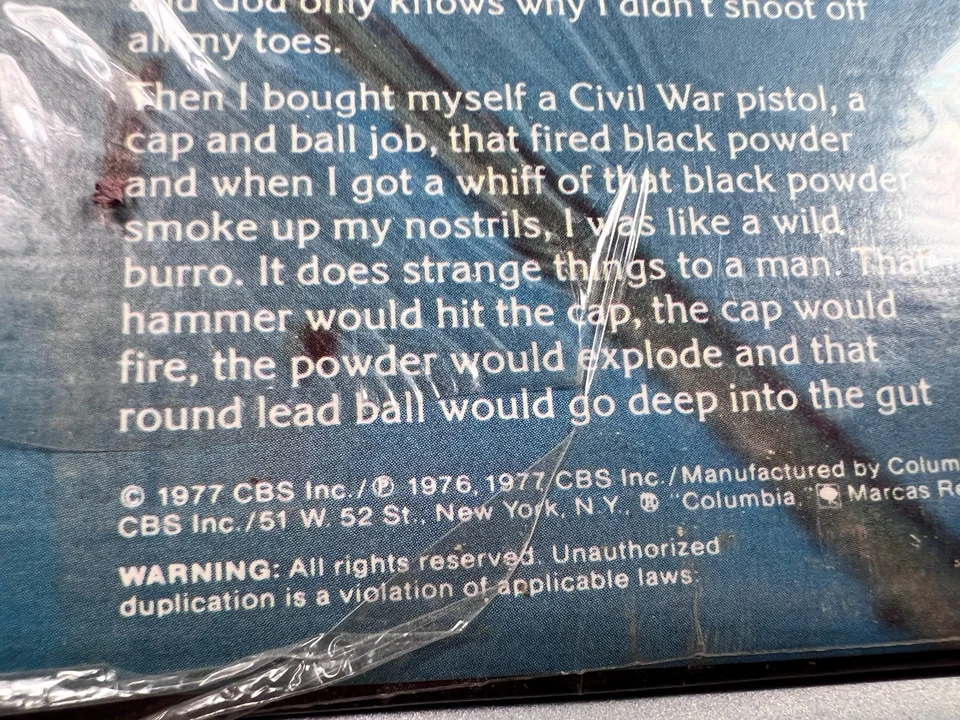 🔥 1976 JOHNNY CASH - The Last Gunfighter Ballad Columbia LP KC34314 Near Mint - Image 3 of 4