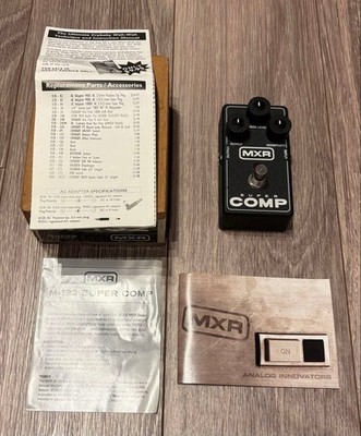 MXR M132 SUPER COMP Kompressor Effektpedal getestet & funktioniert mit Box...