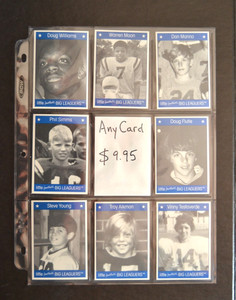 Dan Marino Warren Moon Troy Aikman Doug Flutie Phil Simms Steve Young Cut Card Z