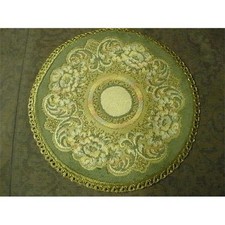 Tapestry Trading V14G 14 in. Begium Doily Verona- Green