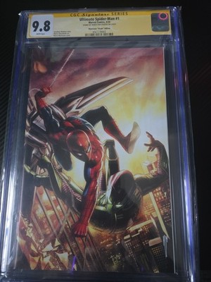 Ultimate Spider-Man #1 CGC SS 9.8 Mastrazzo Virgin Variant 2024. 