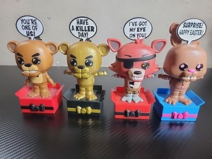Funko popsies five nights at freddys lot of 4: Freddy, Gldn Freddy, Foxy, Bonnie