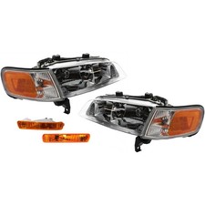 Headlight Kit For 1994-1995 Honda Accord Driver And Passenger Side Clear Lens