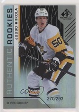 2018 Upper Deck SP Game Used Authentic Rookies Rainbow 270/293 Juuso Riikola 3vx