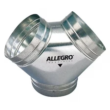 Allegro Industries 9550-Y Duct To Duct Connector,12 In. W,Slvr