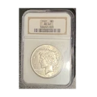 1927 Peace Dollar ANACS MS 62 Certified Silver Coin #326241-003