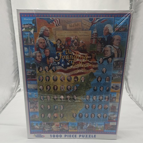 White Mountain Puzzle Die Gründerväter Amerikas 1000 Teile Bill of Rights