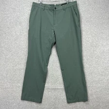 Dunning Golf Pants Mens 36x30 Green Performance Active Tech Stretch Chino