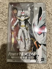Power Rangers Lightning Collection Signed Dino Thunder White Ranger
