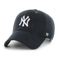 '47 Brand Cap Mlb New York Yankees Thin Cord Clean Up Basecap Ny Logo Stickerei